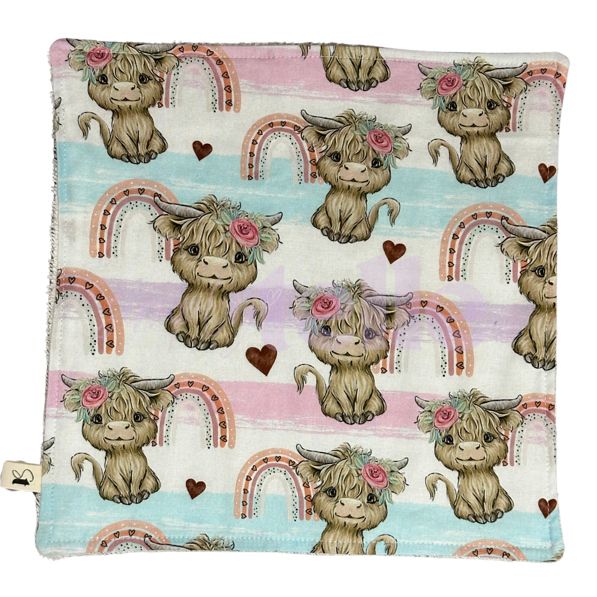 Pastel Highland Cow - Single Washer