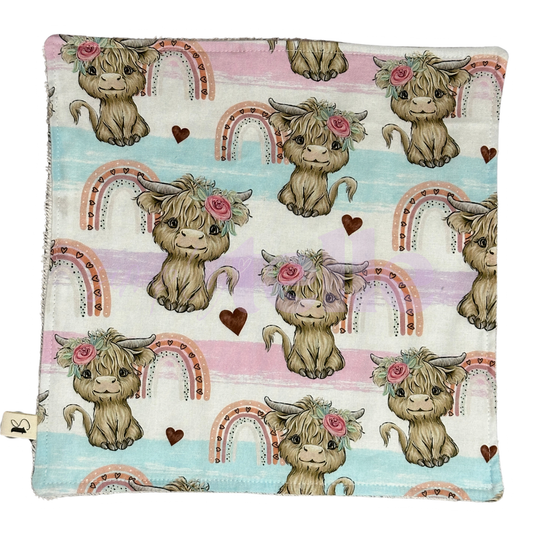 Pastel Highland Cow - Single Washer