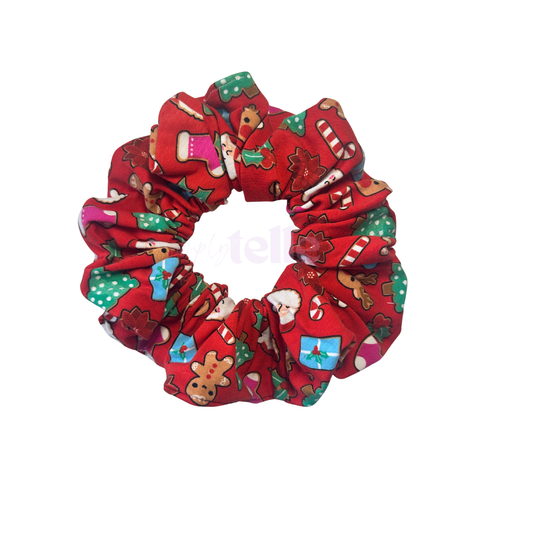 Cutesy Xmas Red - Scrunchie