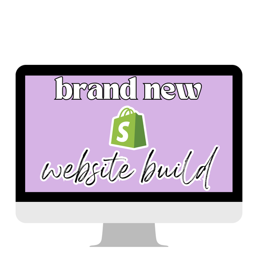 Brand New Website Build - Shopify Digital Service