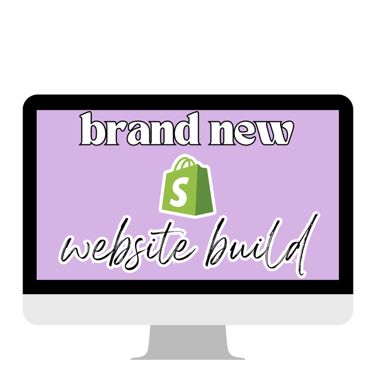 Brand New Website Build - Shopify Digital Service