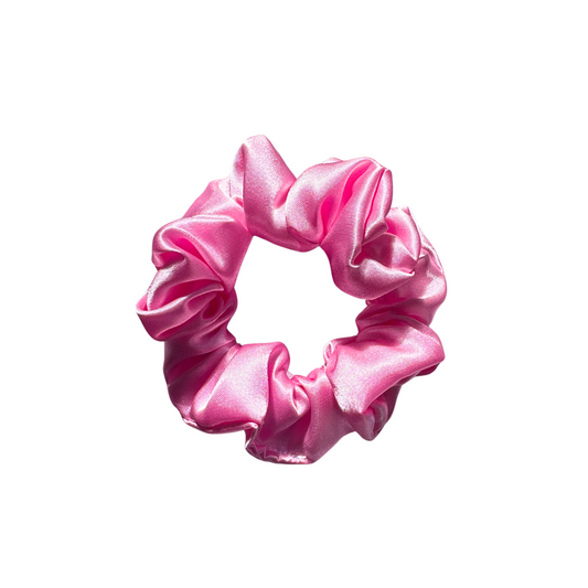 Baby Pink Satin - Mini Scrunchie