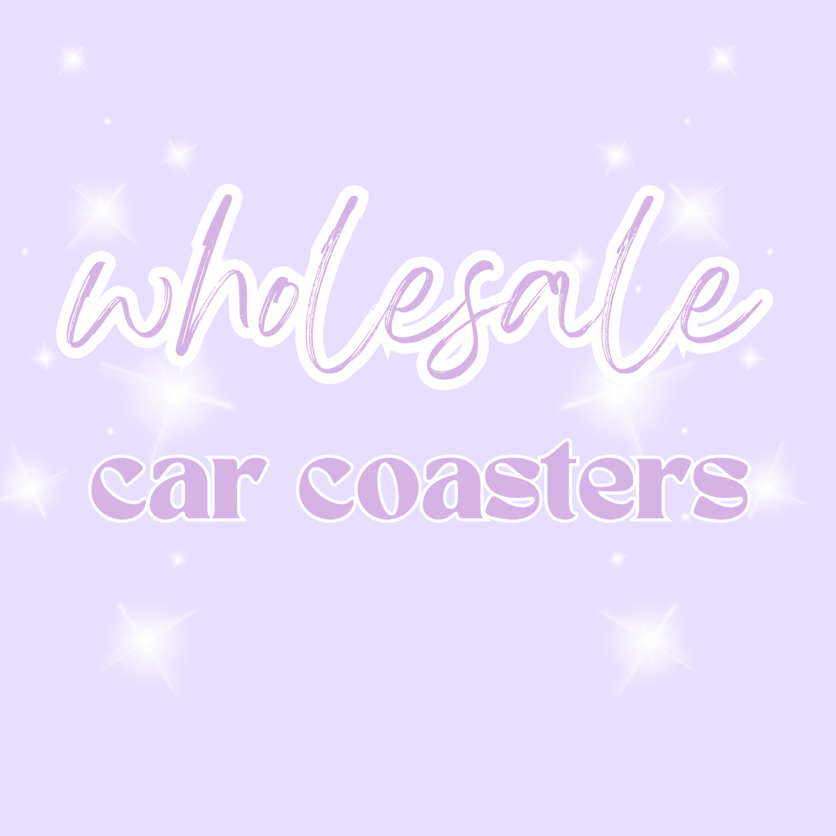 Car Coasters - Wholesale