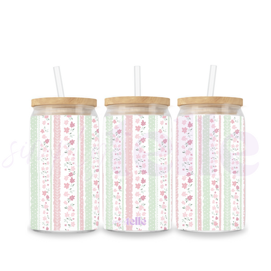 Ditsy Vintage - 16oz Stainless Steel Sublimated