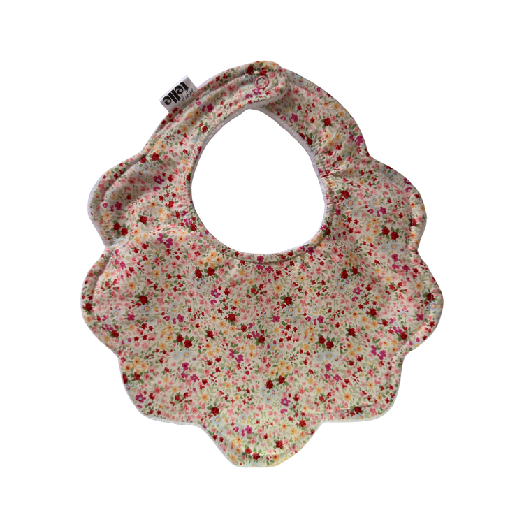 Summer Floral - Bib Scallop