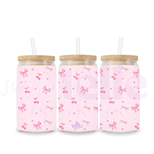 Very Girly Bow | 16oz Stainless Steel Tumbler Sublimated