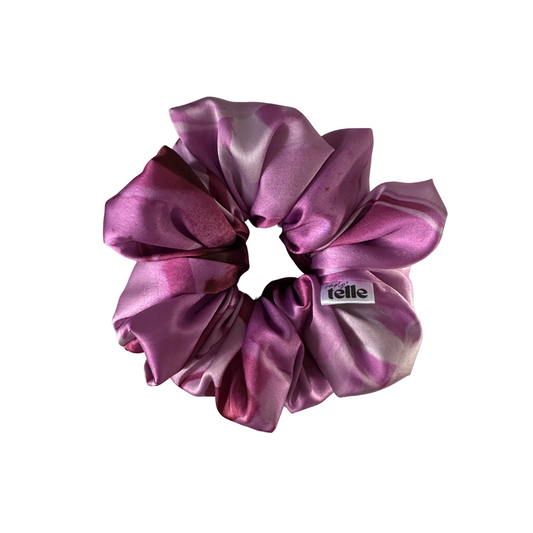 Marble Purple Haze Satin - XL Scrunchie