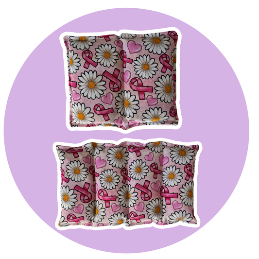 Daisy Pink Ribbon Cancer Awareness | Heatpack