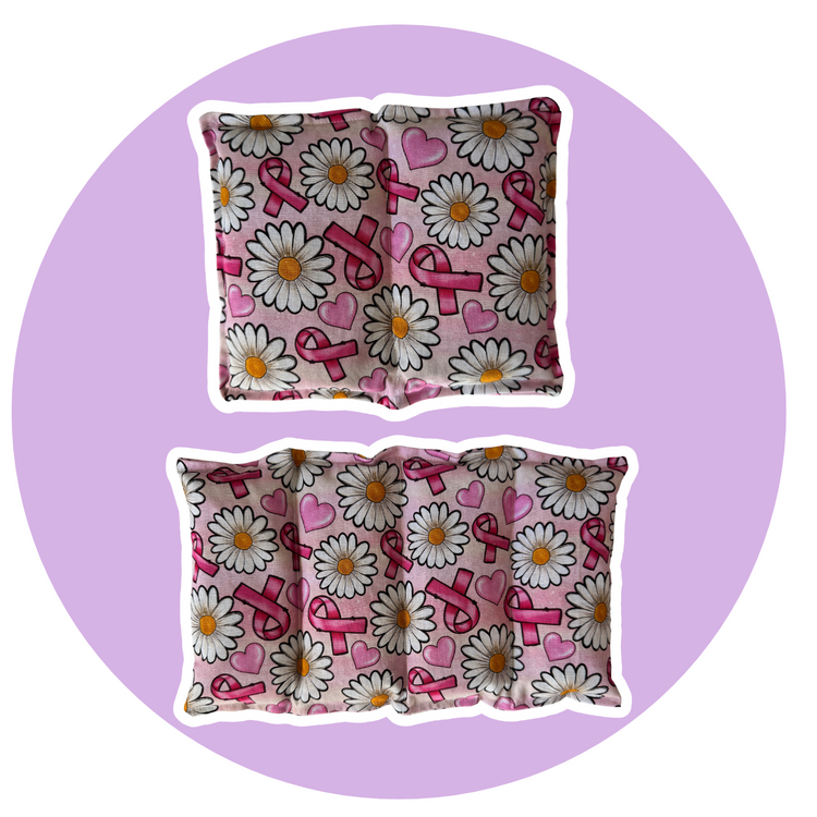 Daisy Pink Ribbon Cancer Awareness | Heatpack