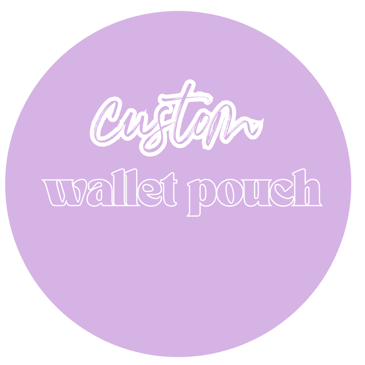 Custom - Coin Card Wallet Pouch