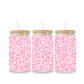 Pink Leopard | 16oz Stainless Steel Tumbler Sublimated