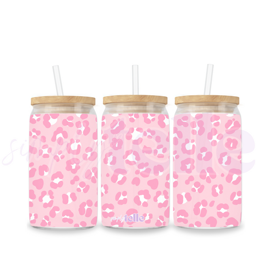 Pink Leopard - 16oz Stainless Steel Tumbler Sublimated