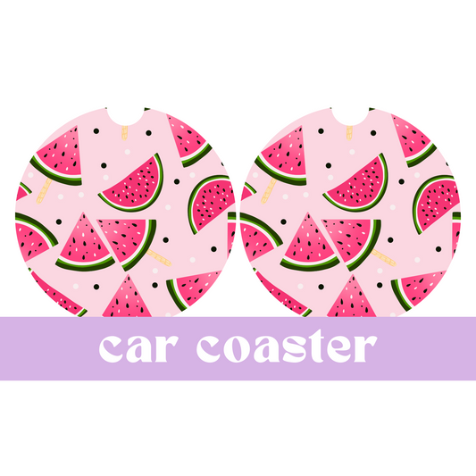 Watermelon Fresh | Car Coasters