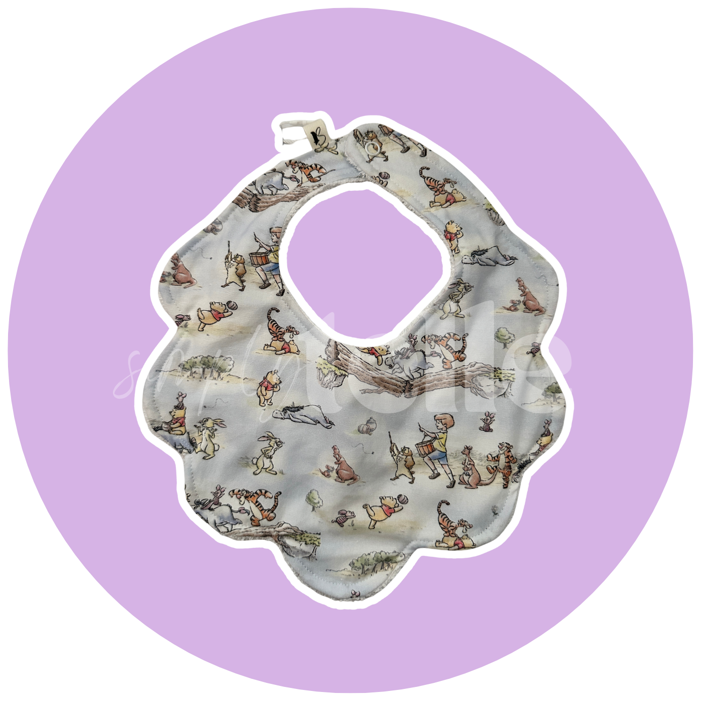 Sweet Bear & Friends - Bib Scallop