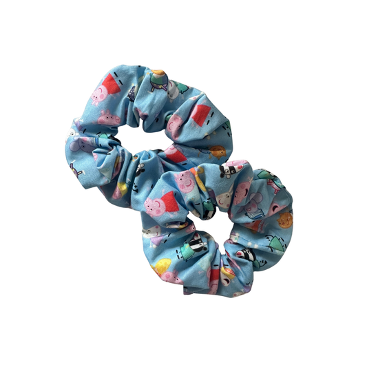 Pink Pig - Kids Mini Scrunchie Set of 2