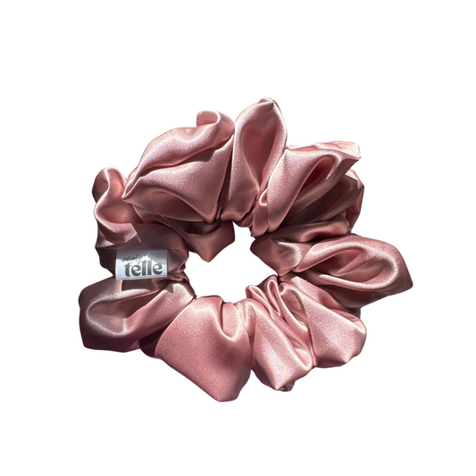 Dusty Pink Deluxe Satin - XL Scrunchie