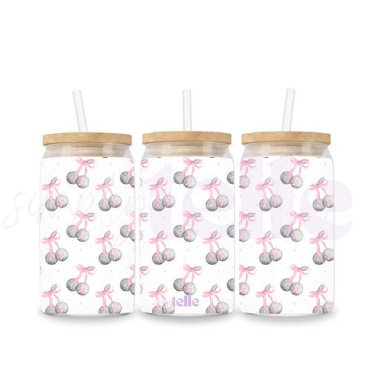 Disco Cherry | 16oz Stainless Steel Tumbler Sublimated