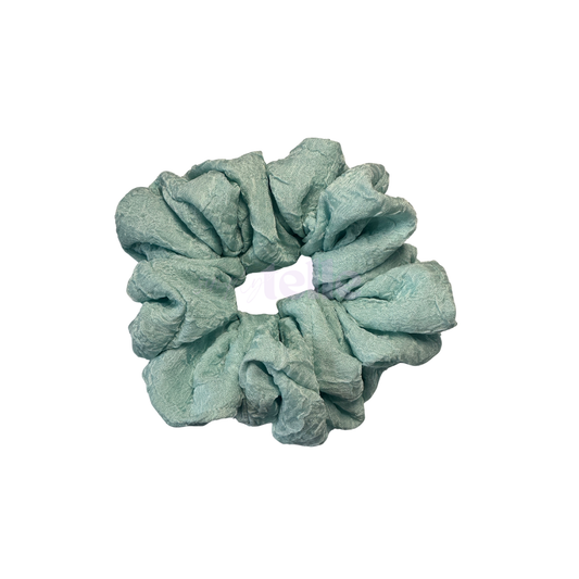 Ocean Blue Textured - Regular Scrunchie