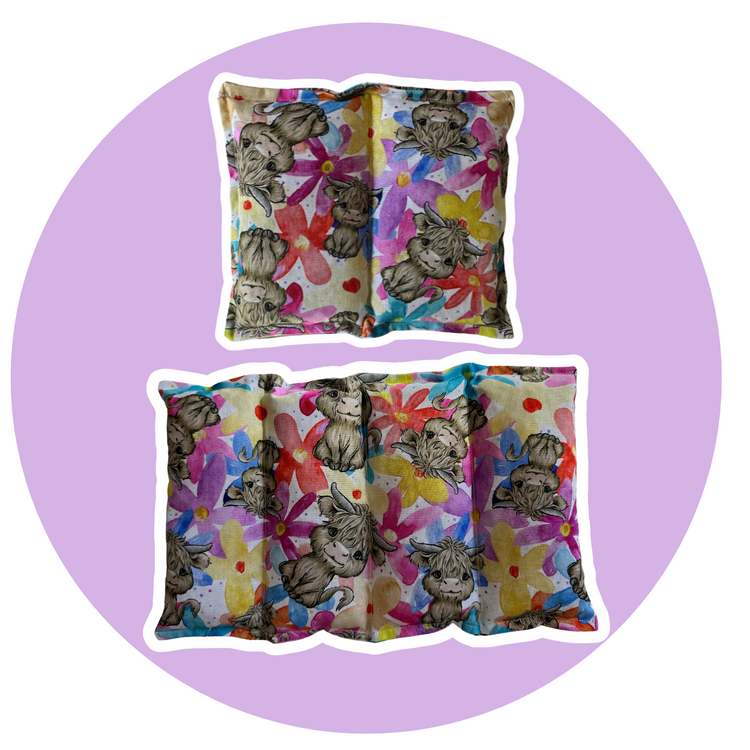 Highland Cow Colour Flowers | Heatpack
