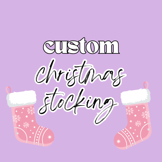 Custom Christmas Stocking - 2 Sizes