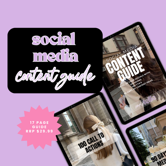 Social Media Content Guide Ebook