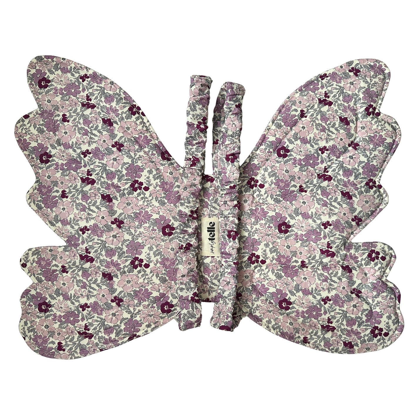 Lilac Purple Ditsy Flowers - Butterfly Wings