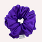 Purple Deluxe Satin - Regular Scrunchie